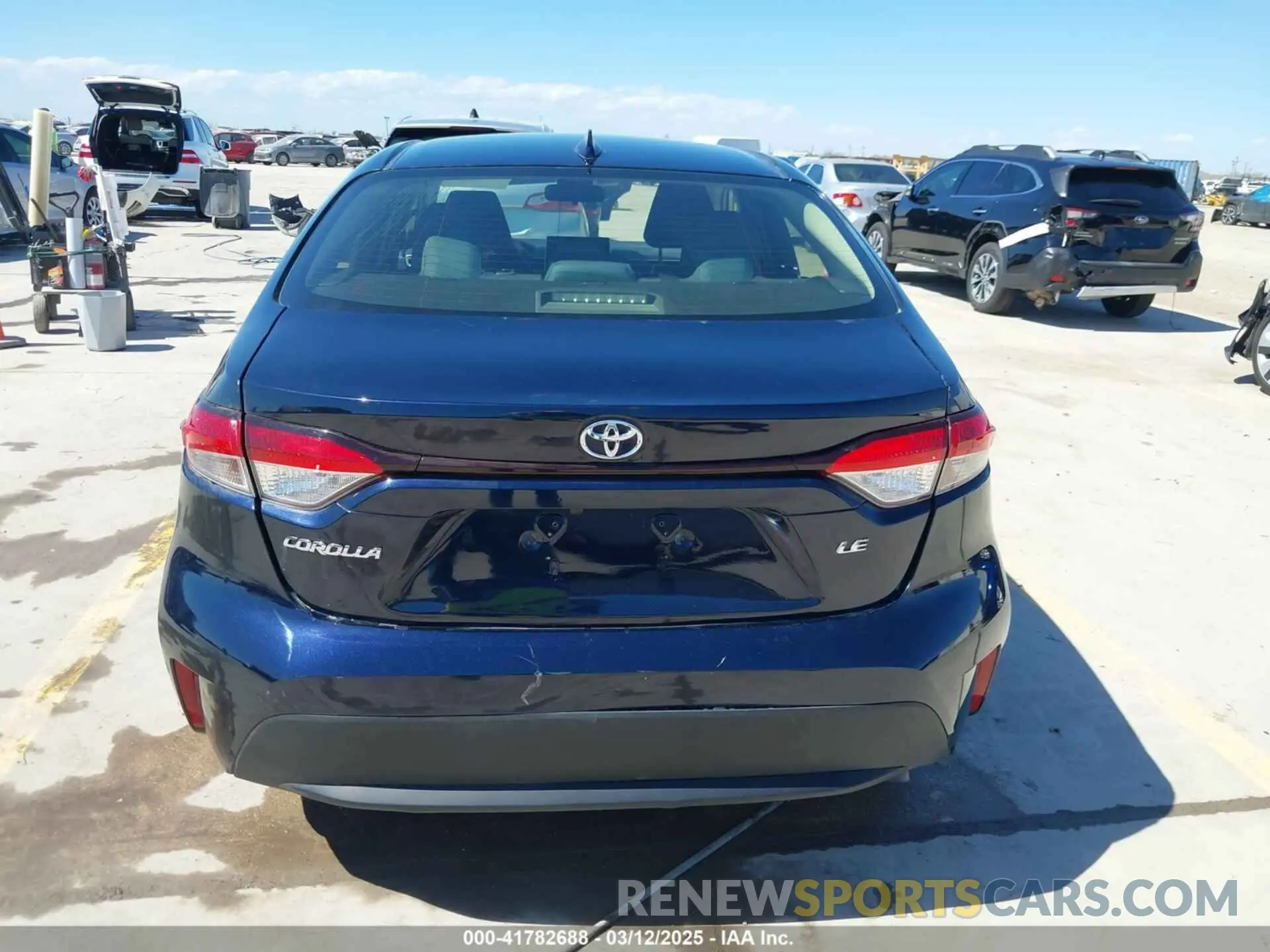 17 fotografías del automóvil dañado JTDEPRAE7LJ106671 TOYOTA COROLLA 2020