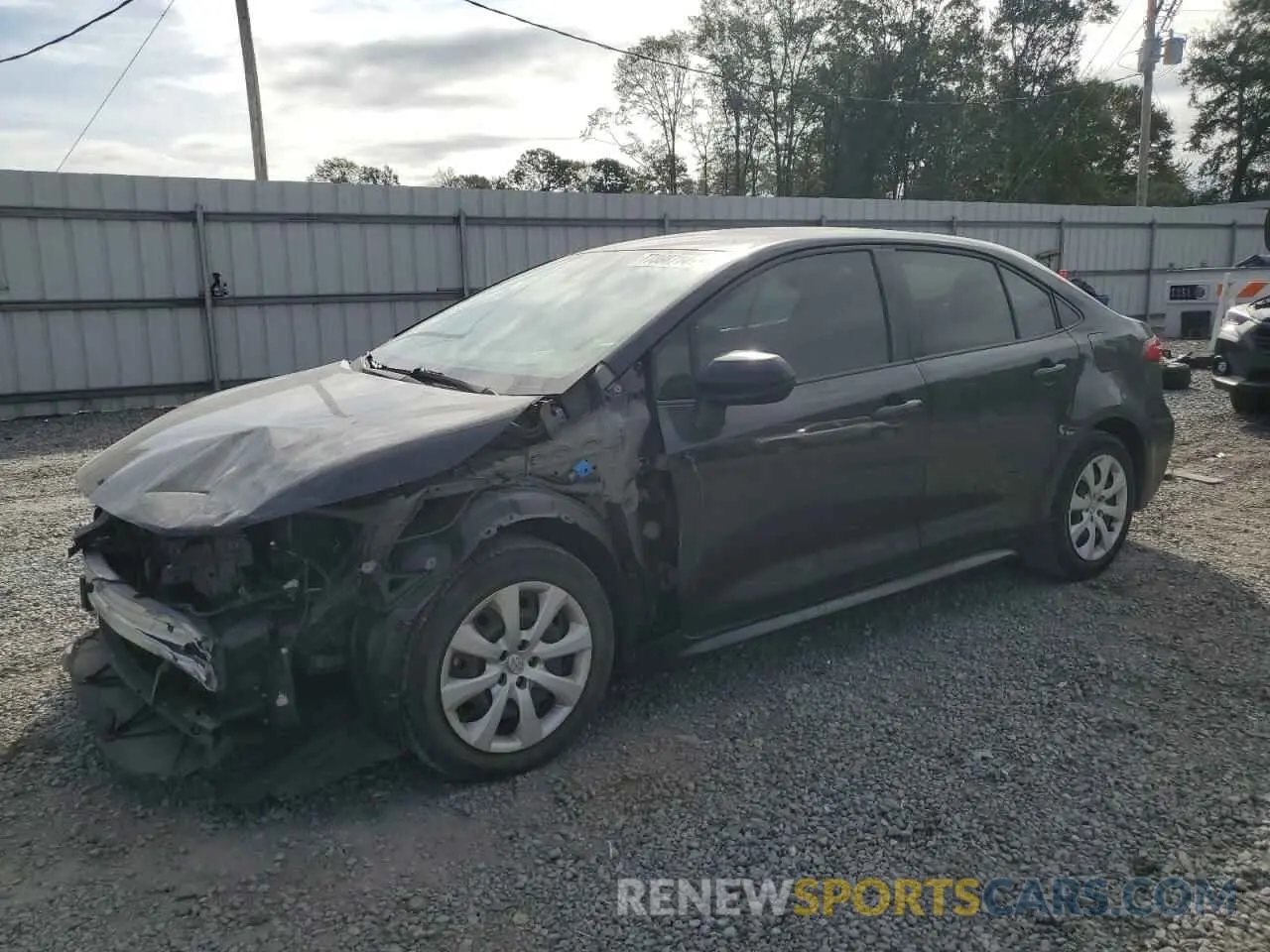 1 fotografías del automóvil dañado JTDEPRAE7LJ106993 TOYOTA COROLLA 2020