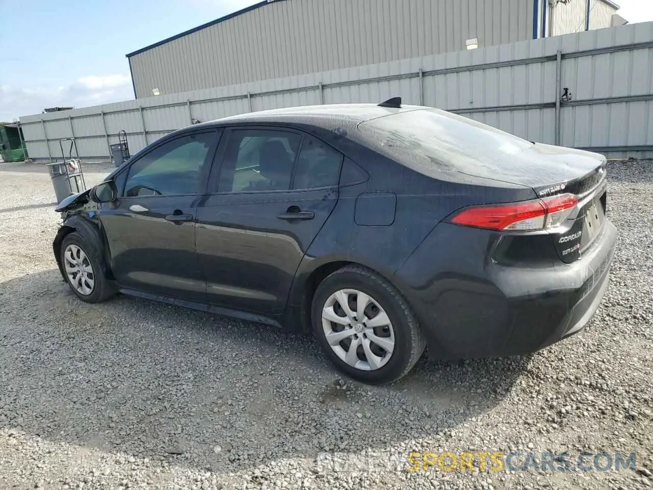 2 fotografías del automóvil dañado JTDEPRAE7LJ106993 TOYOTA COROLLA 2020