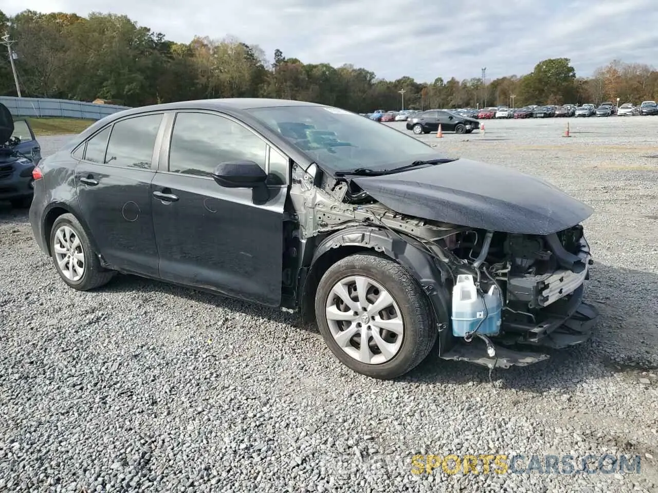 4 fotografías del automóvil dañado JTDEPRAE7LJ106993 TOYOTA COROLLA 2020