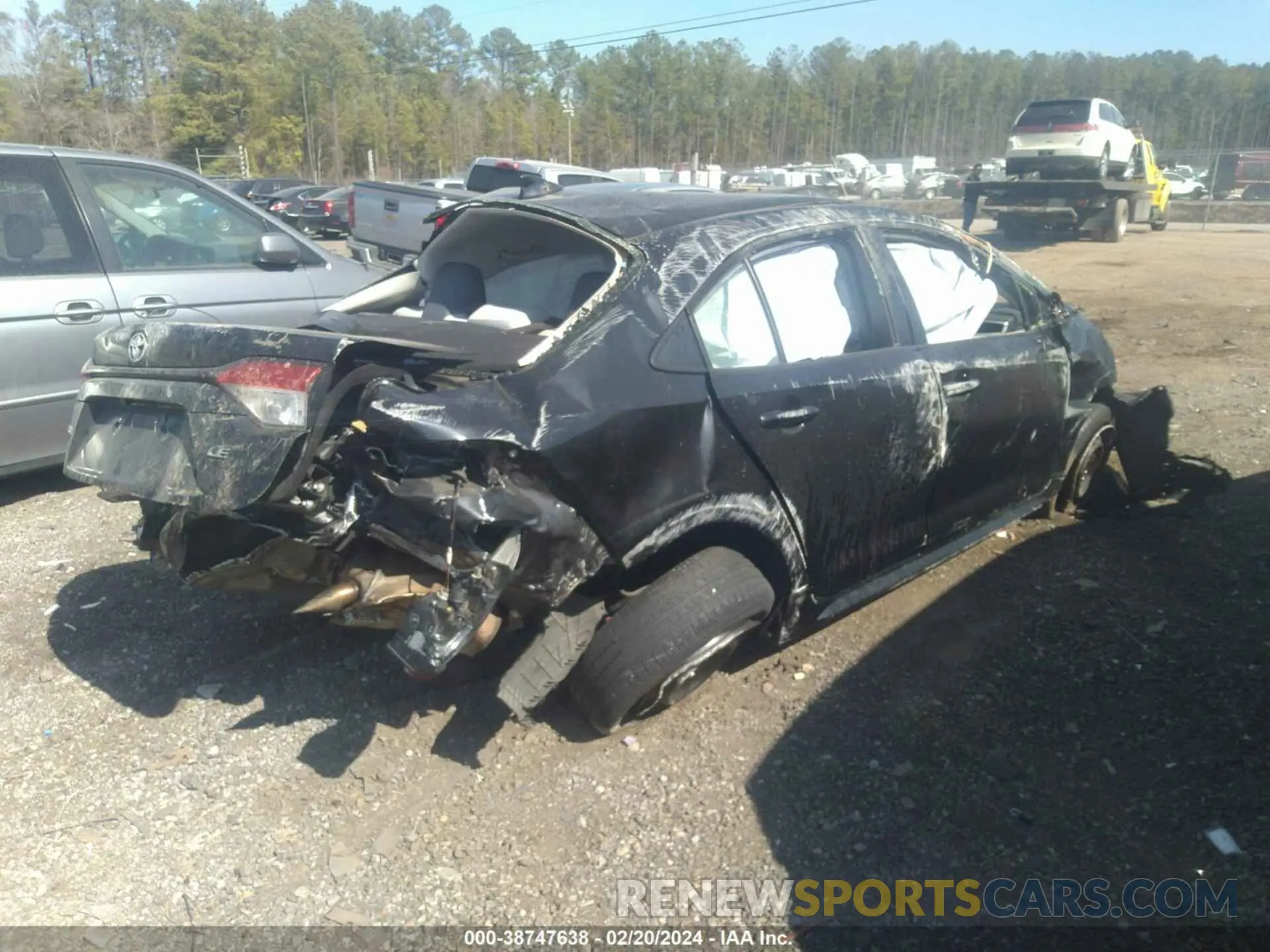 20 fotografías del automóvil dañado JTDEPRAE7LJ113846 TOYOTA COROLLA 2020