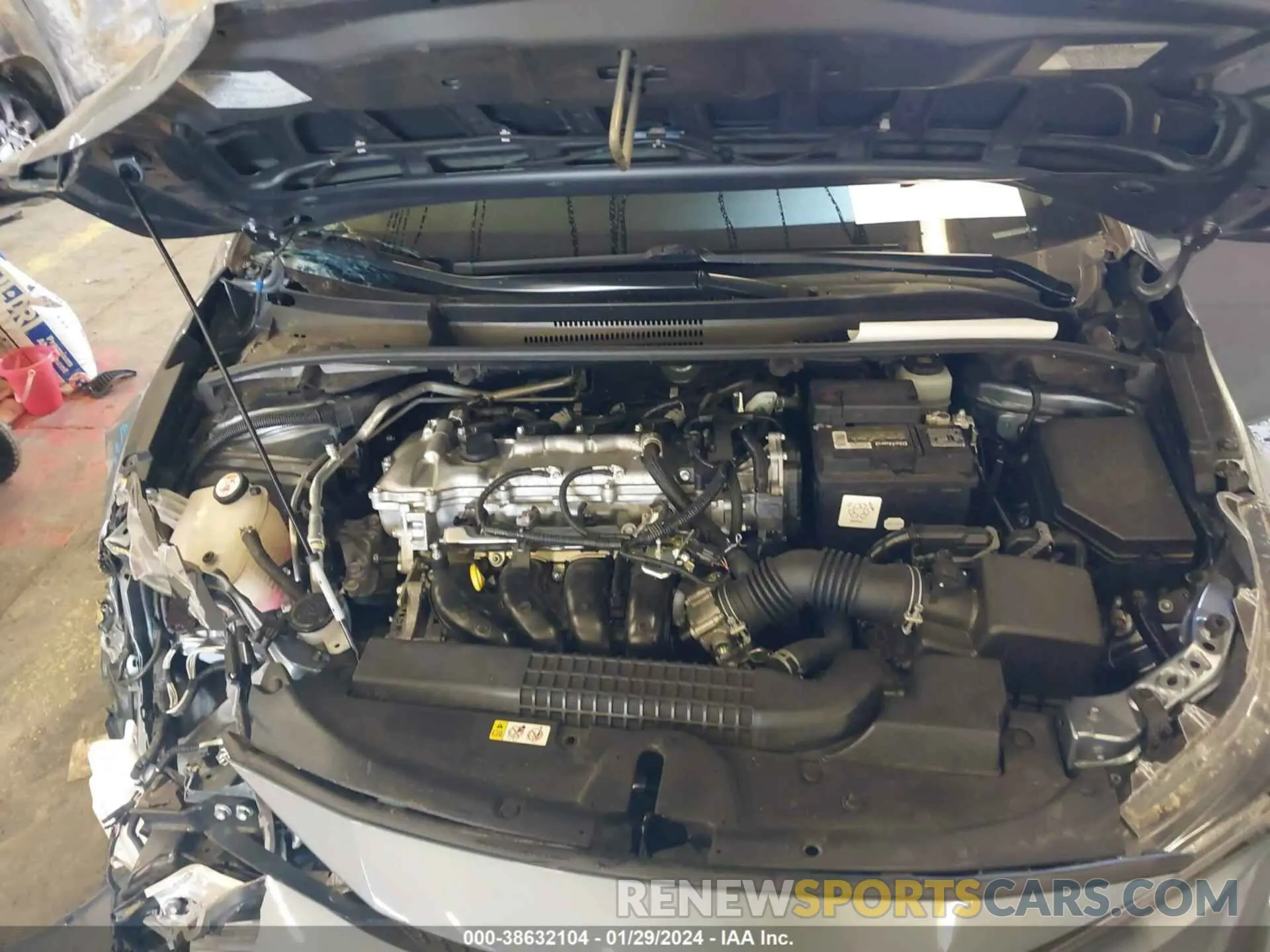 10 fotografías del automóvil dañado JTDEPRAE7LJ114270 TOYOTA COROLLA 2020