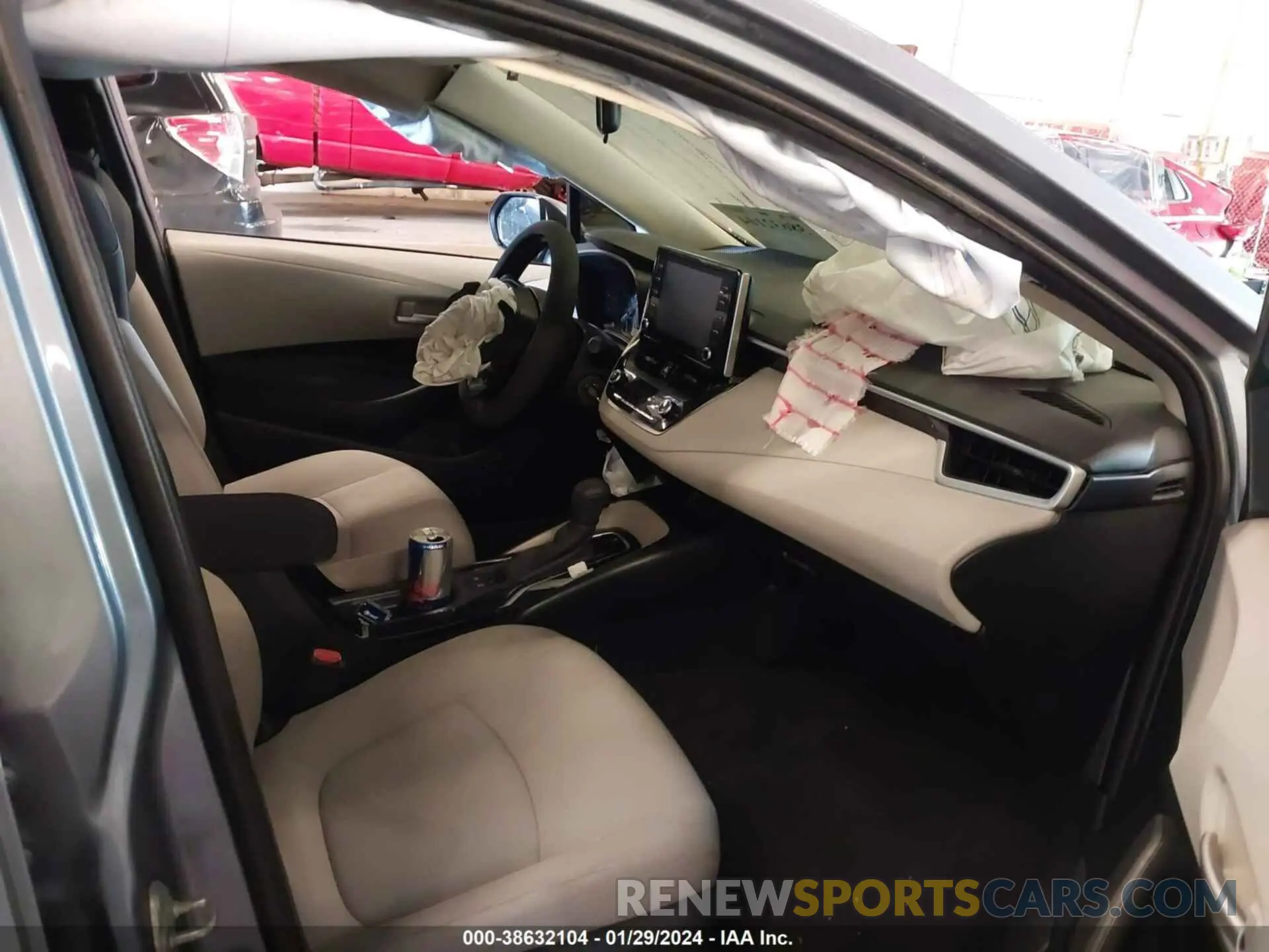 5 fotografías del automóvil dañado JTDEPRAE7LJ114270 TOYOTA COROLLA 2020