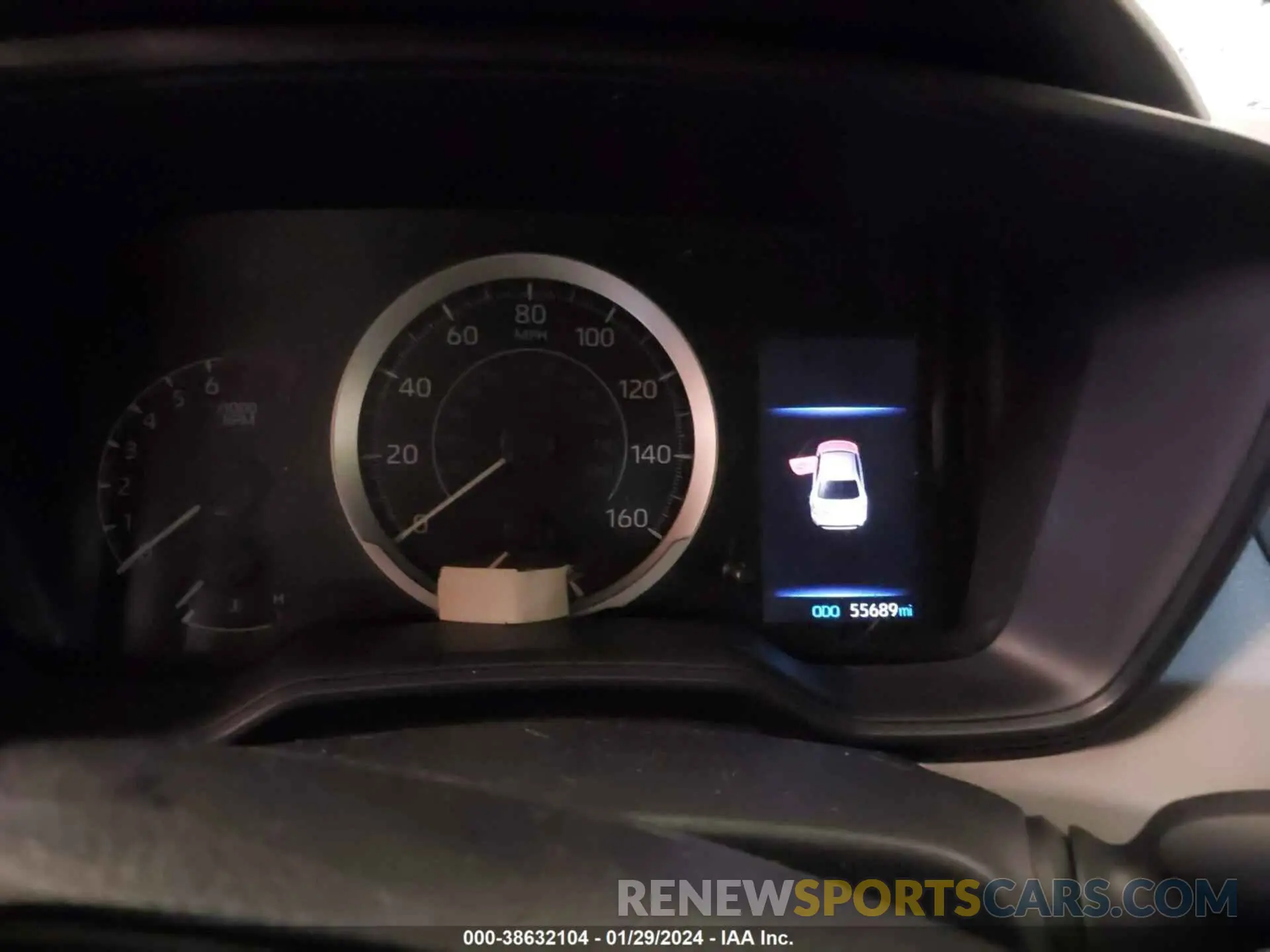 7 fotografías del automóvil dañado JTDEPRAE7LJ114270 TOYOTA COROLLA 2020