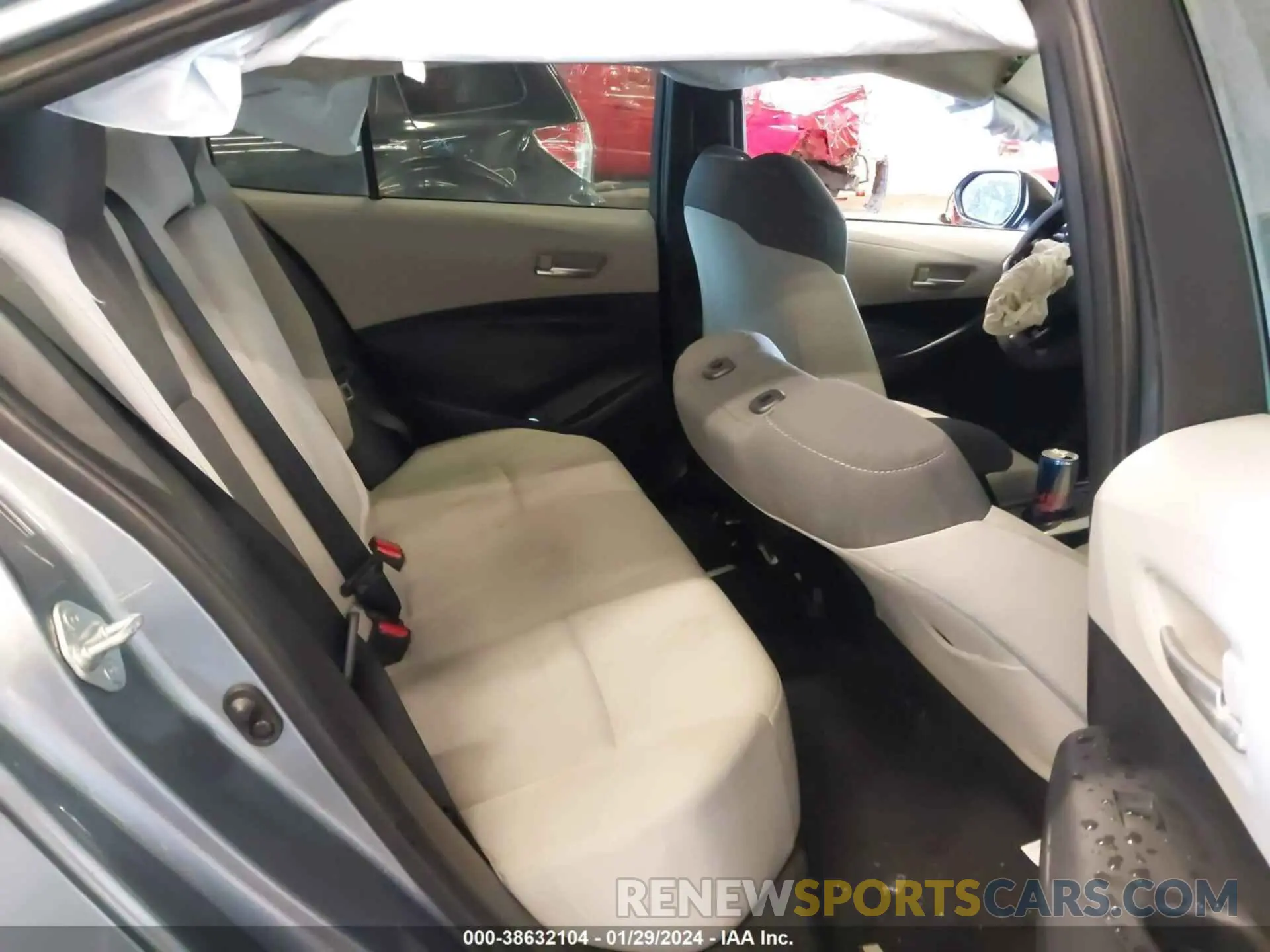 8 fotografías del automóvil dañado JTDEPRAE7LJ114270 TOYOTA COROLLA 2020