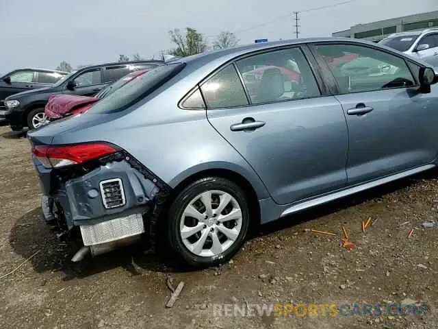 13 fotografías del automóvil dañado JTDEPRAE8LJ002240 TOYOTA COROLLA 2020