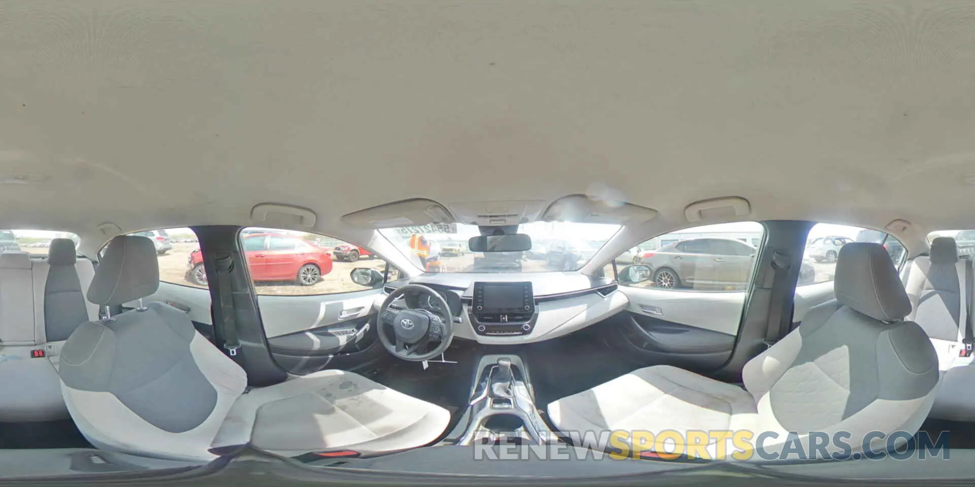 14 fotografías del automóvil dañado JTDEPRAE8LJ002240 TOYOTA COROLLA 2020