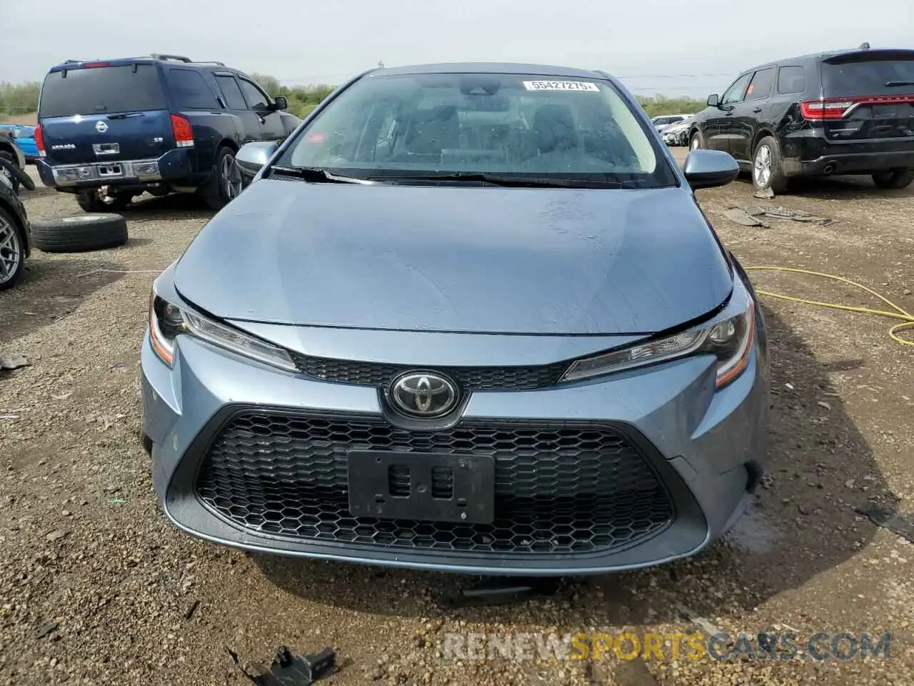 5 fotografías del automóvil dañado JTDEPRAE8LJ002240 TOYOTA COROLLA 2020