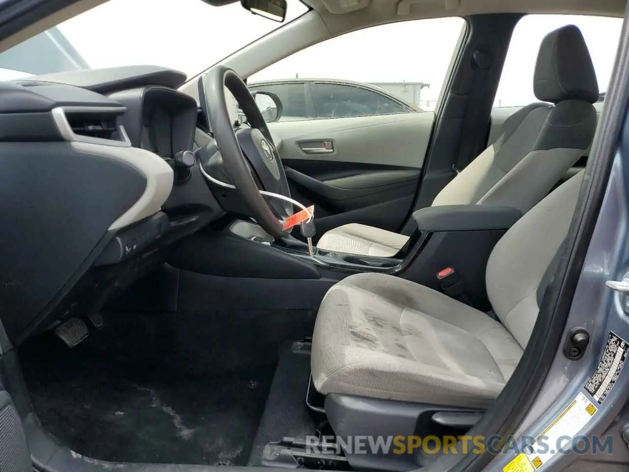 7 fotografías del automóvil dañado JTDEPRAE8LJ002240 TOYOTA COROLLA 2020