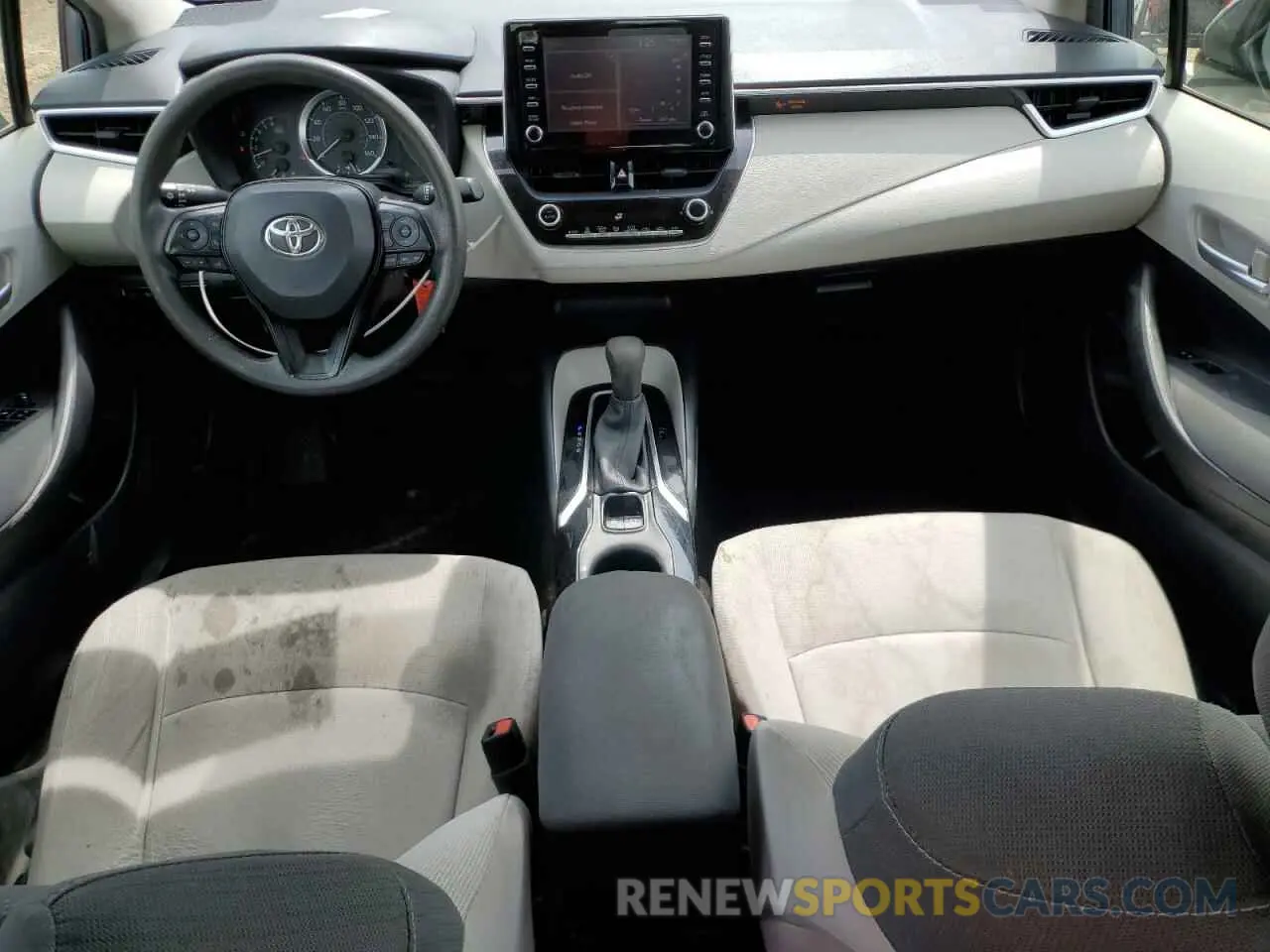 8 fotografías del automóvil dañado JTDEPRAE8LJ002240 TOYOTA COROLLA 2020
