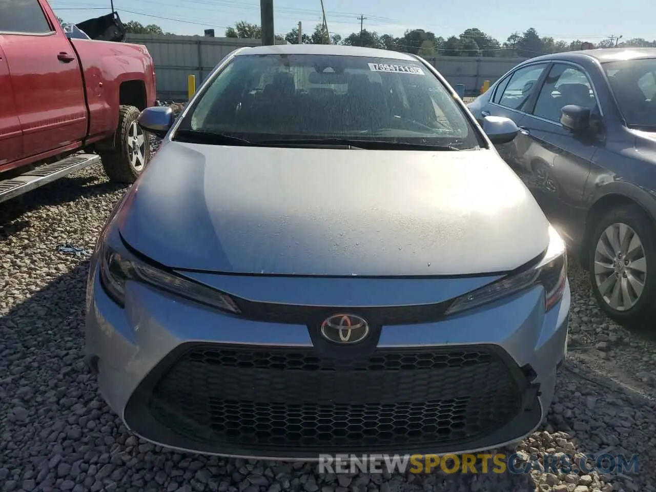 5 fotografías del automóvil dañado JTDEPRAE8LJ018518 TOYOTA COROLLA 2020