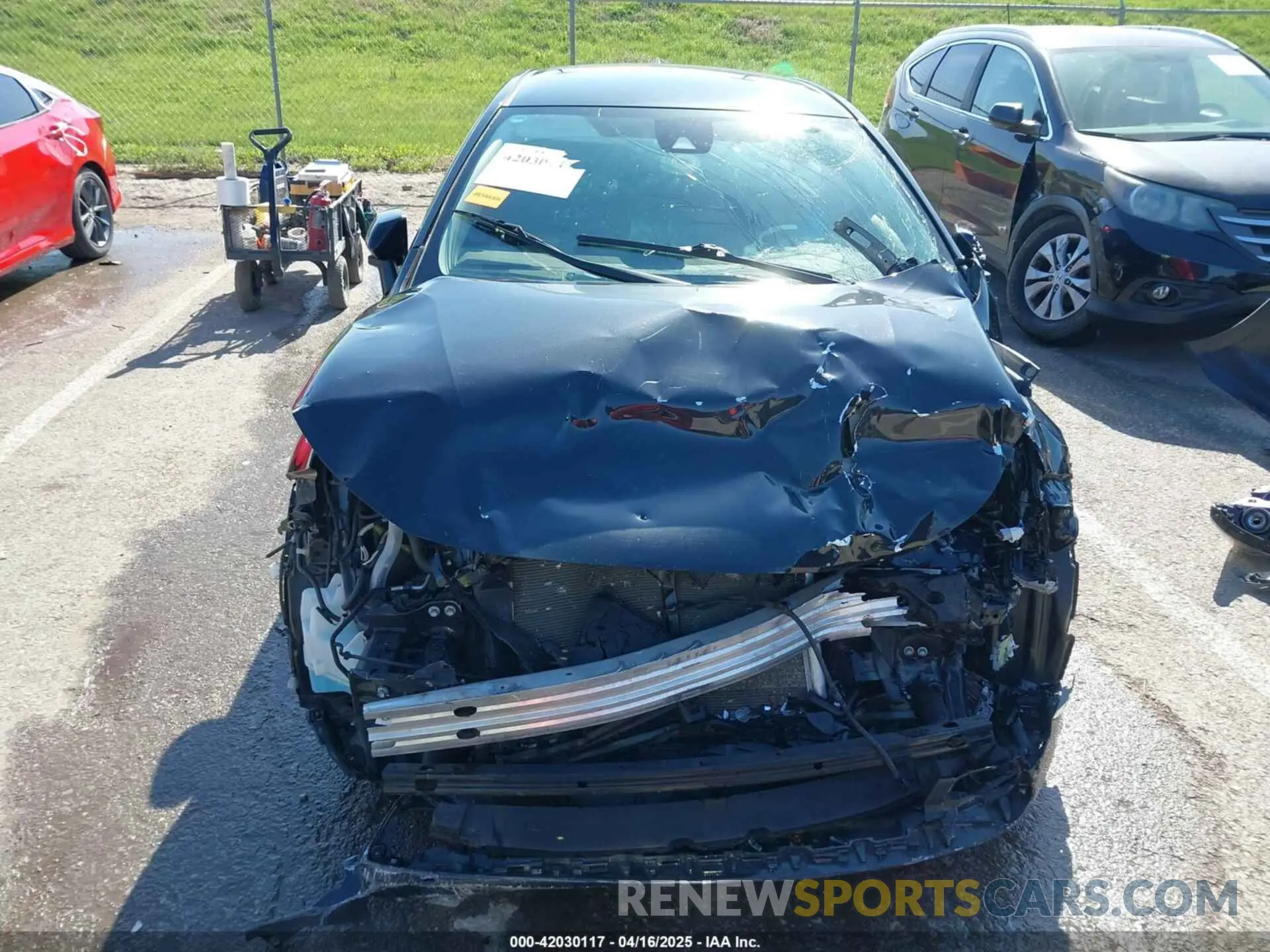 13 fotografías del automóvil dañado JTDEPRAE8LJ019023 TOYOTA COROLLA 2020