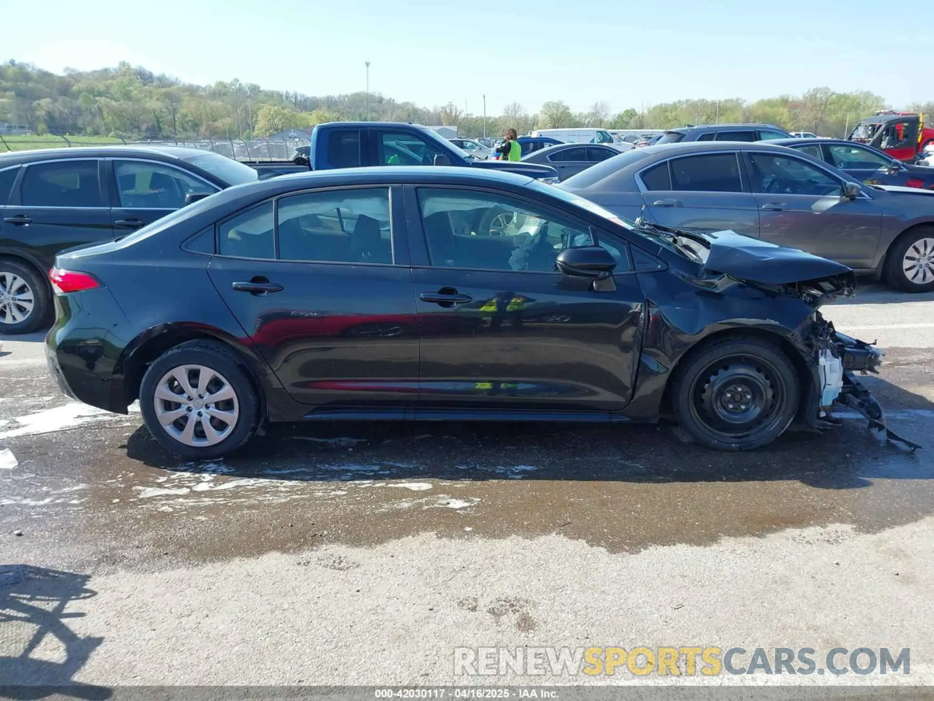 14 fotografías del automóvil dañado JTDEPRAE8LJ019023 TOYOTA COROLLA 2020