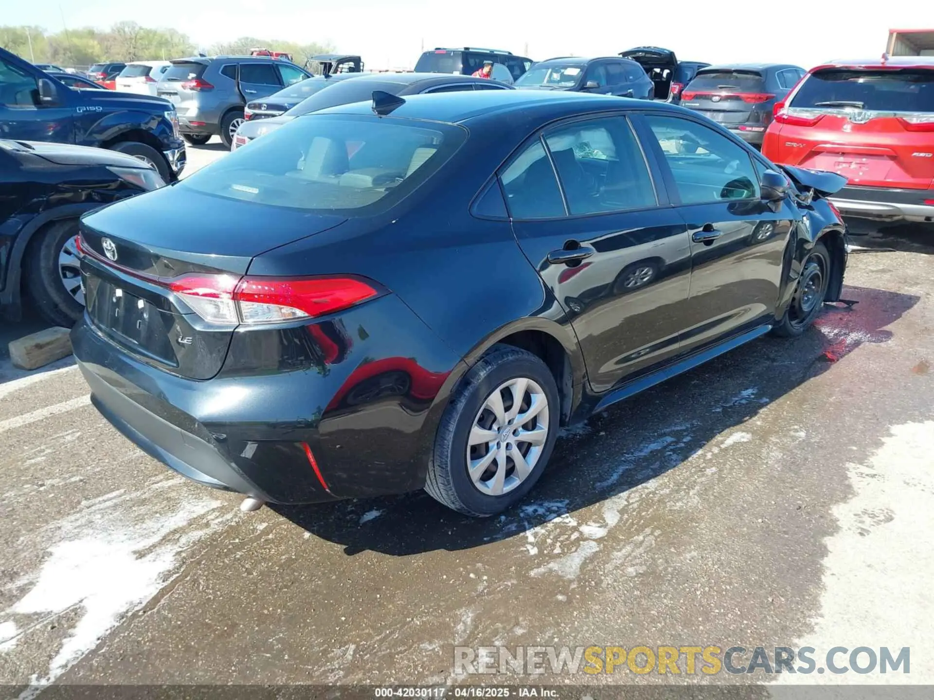 4 fotografías del automóvil dañado JTDEPRAE8LJ019023 TOYOTA COROLLA 2020
