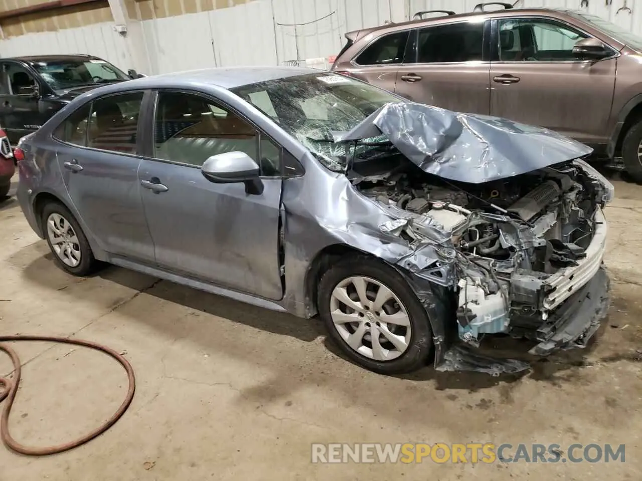 4 fotografías del automóvil dañado JTDEPRAE8LJ023413 TOYOTA COROLLA 2020