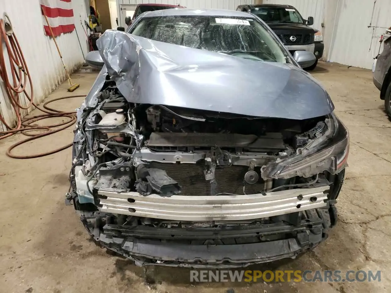 5 fotografías del automóvil dañado JTDEPRAE8LJ023413 TOYOTA COROLLA 2020