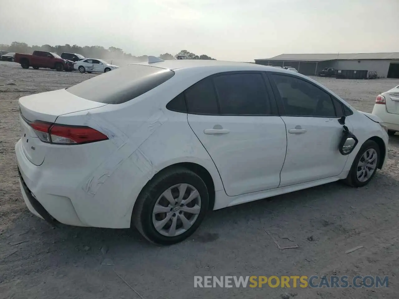 3 fotografías del automóvil dañado JTDEPRAE8LJ023525 TOYOTA COROLLA 2020