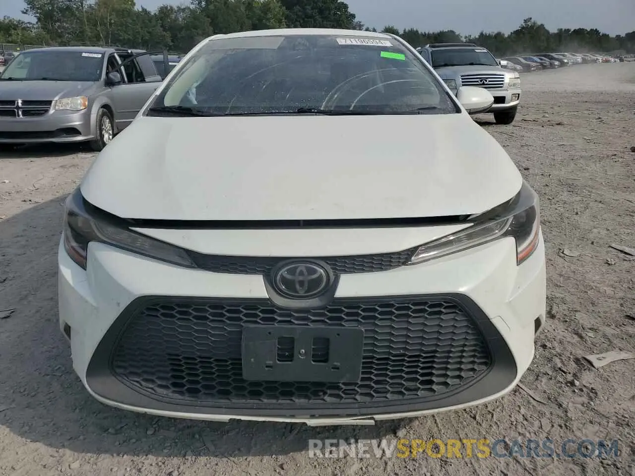 5 fotografías del automóvil dañado JTDEPRAE8LJ023525 TOYOTA COROLLA 2020