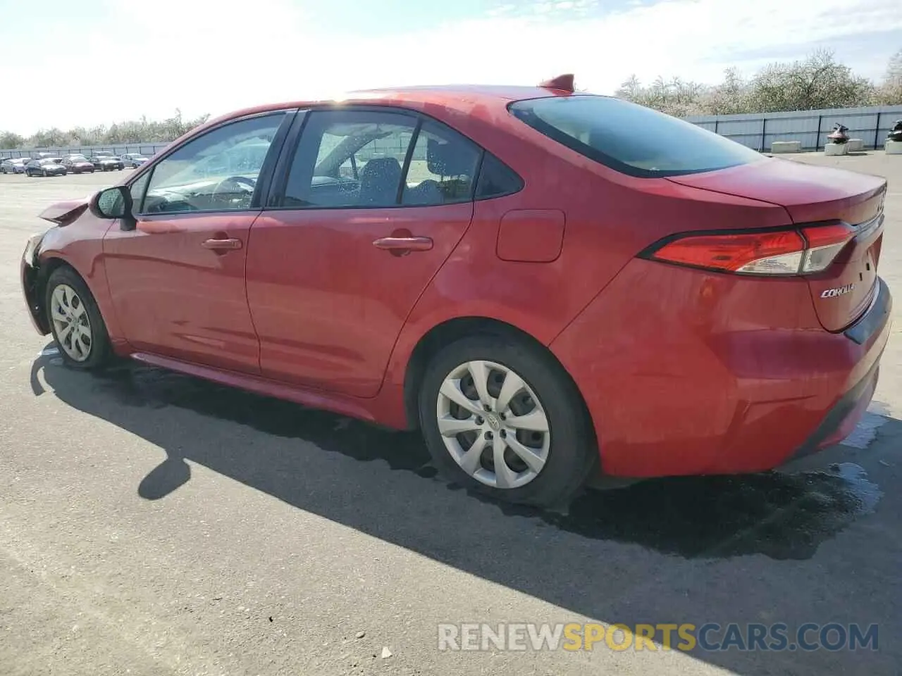 2 fotografías del automóvil dañado JTDEPRAE8LJ028787 TOYOTA COROLLA 2020