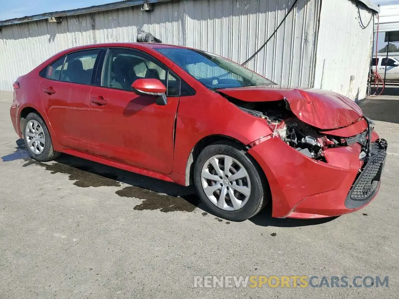 4 fotografías del automóvil dañado JTDEPRAE8LJ028787 TOYOTA COROLLA 2020