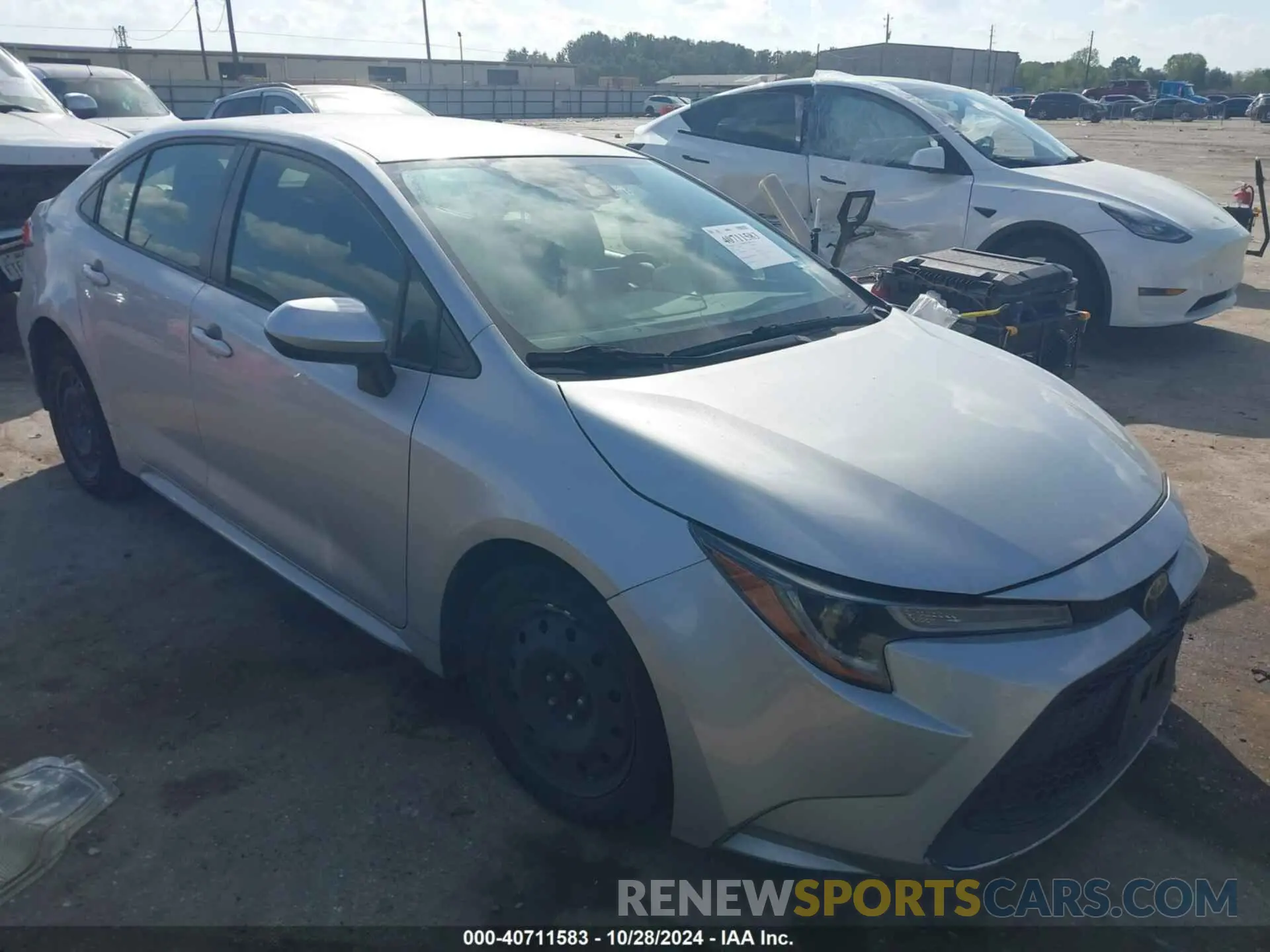 1 fotografías del automóvil dañado JTDEPRAE8LJ029809 TOYOTA COROLLA 2020