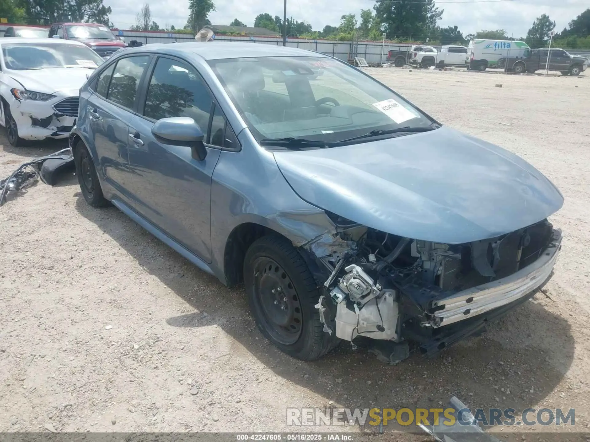 1 fotografías del automóvil dañado JTDEPRAE8LJ032161 TOYOTA COROLLA 2020