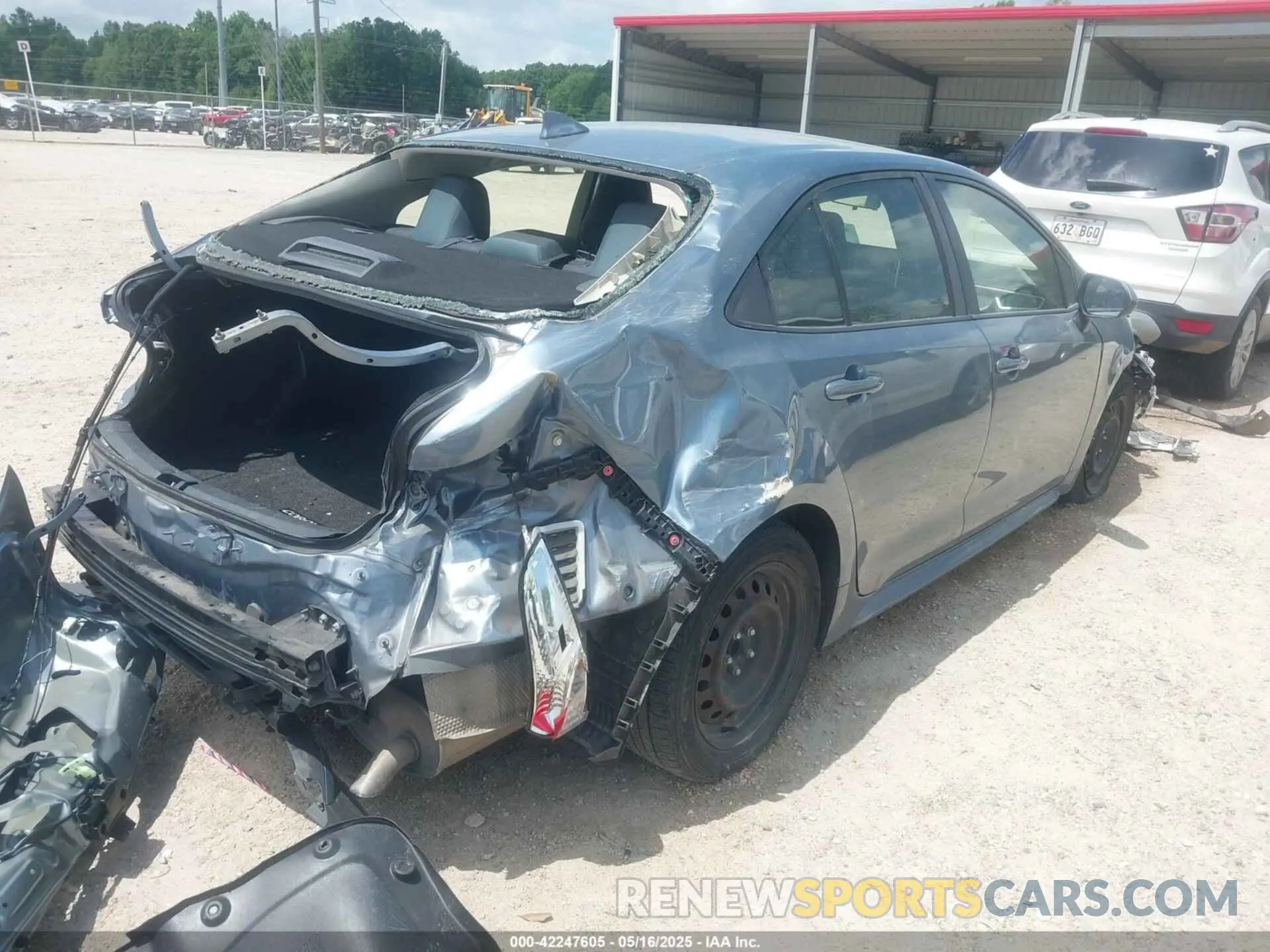 4 fotografías del automóvil dañado JTDEPRAE8LJ032161 TOYOTA COROLLA 2020
