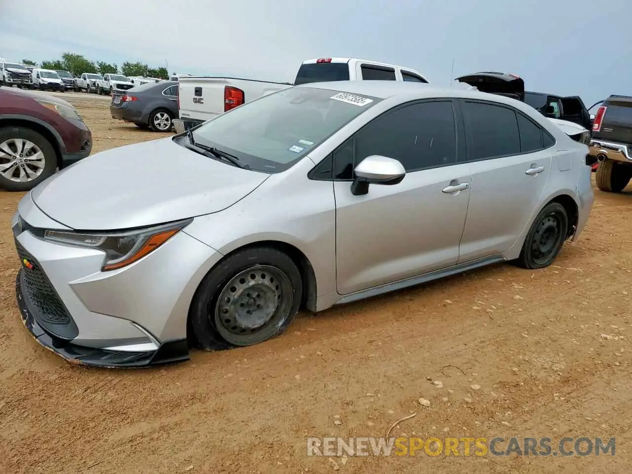 1 fotografías del automóvil dañado JTDEPRAE8LJ034539 TOYOTA COROLLA 2020