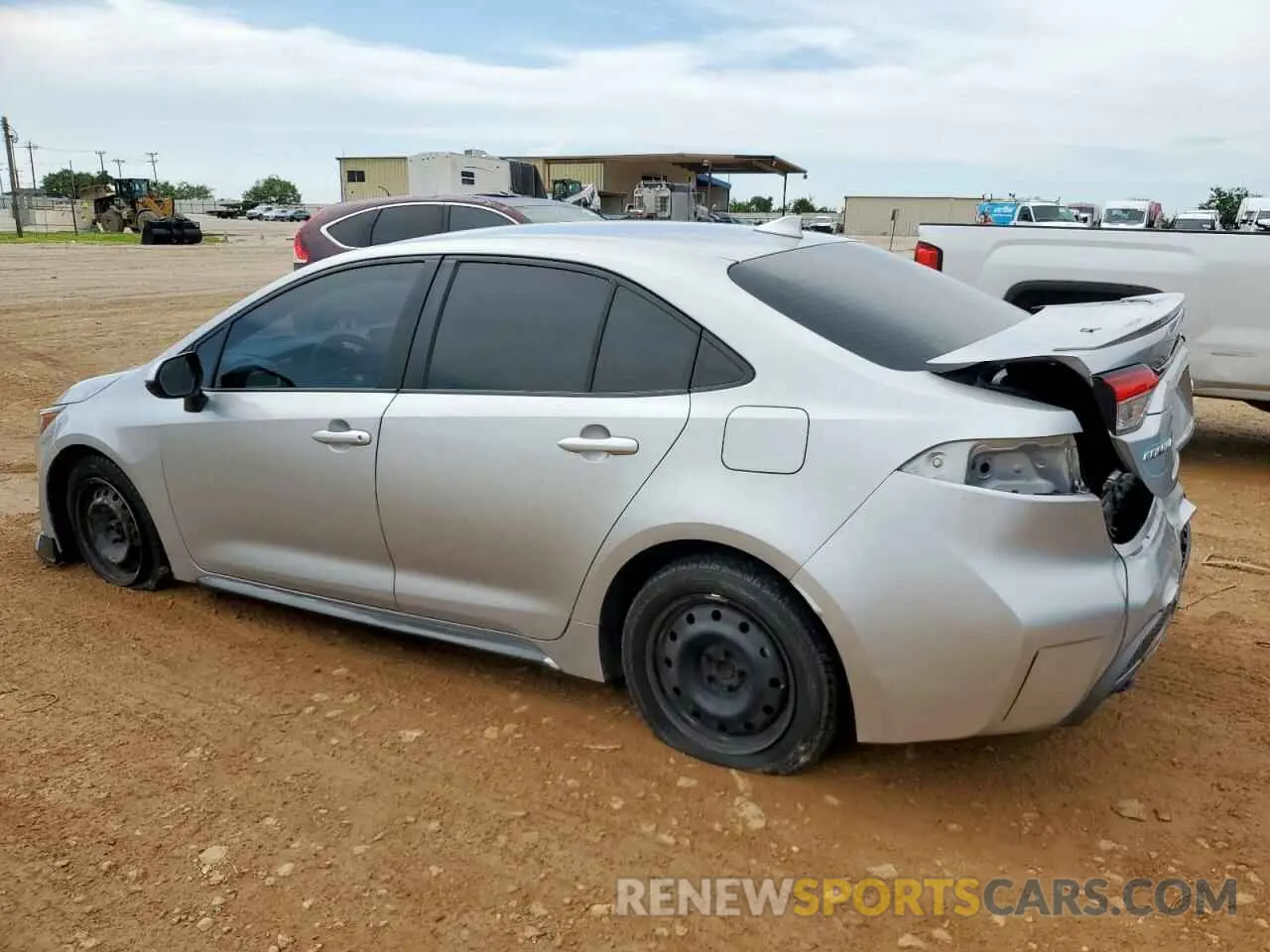2 fotografías del automóvil dañado JTDEPRAE8LJ034539 TOYOTA COROLLA 2020