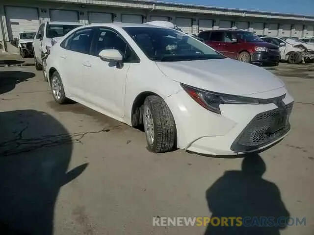 11 fotografías del automóvil dañado JTDEPRAE8LJ034864 TOYOTA COROLLA 2020