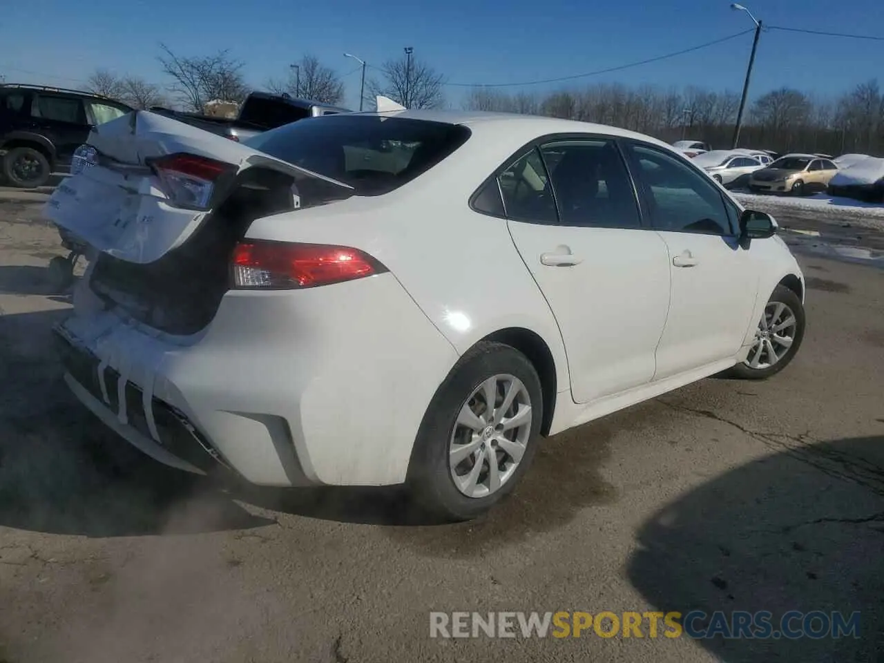 3 fotografías del automóvil dañado JTDEPRAE8LJ034864 TOYOTA COROLLA 2020