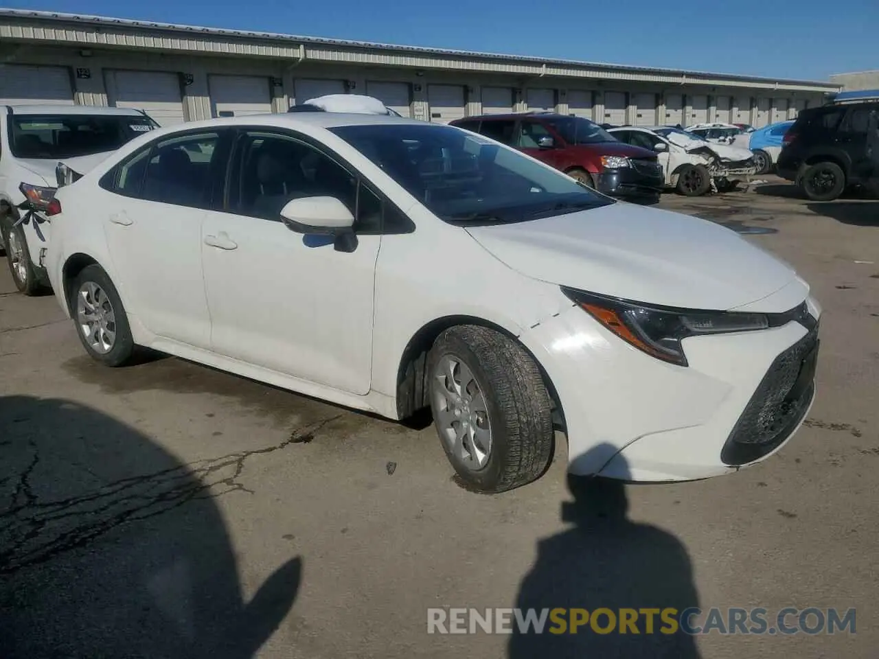 4 fotografías del automóvil dañado JTDEPRAE8LJ034864 TOYOTA COROLLA 2020