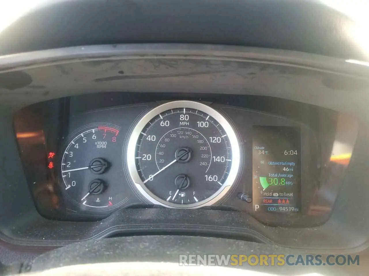 9 fotografías del automóvil dañado JTDEPRAE8LJ034864 TOYOTA COROLLA 2020