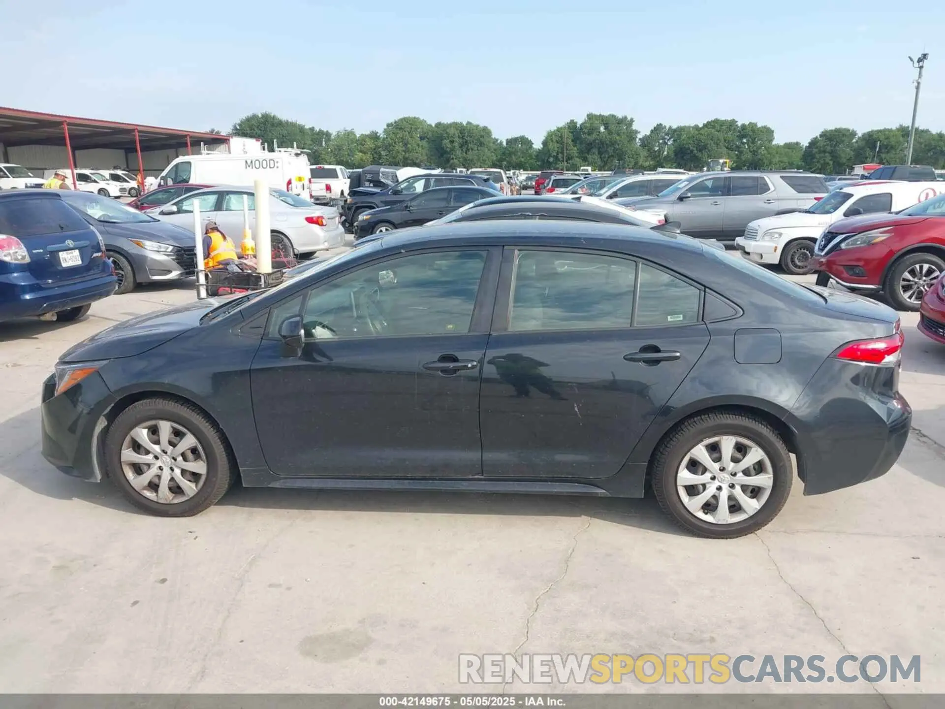 14 fotografías del automóvil dañado JTDEPRAE8LJ037666 TOYOTA COROLLA 2020