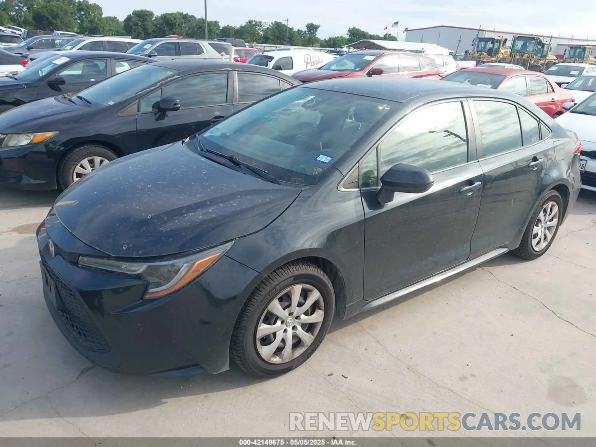 2 fotografías del automóvil dañado JTDEPRAE8LJ037666 TOYOTA COROLLA 2020