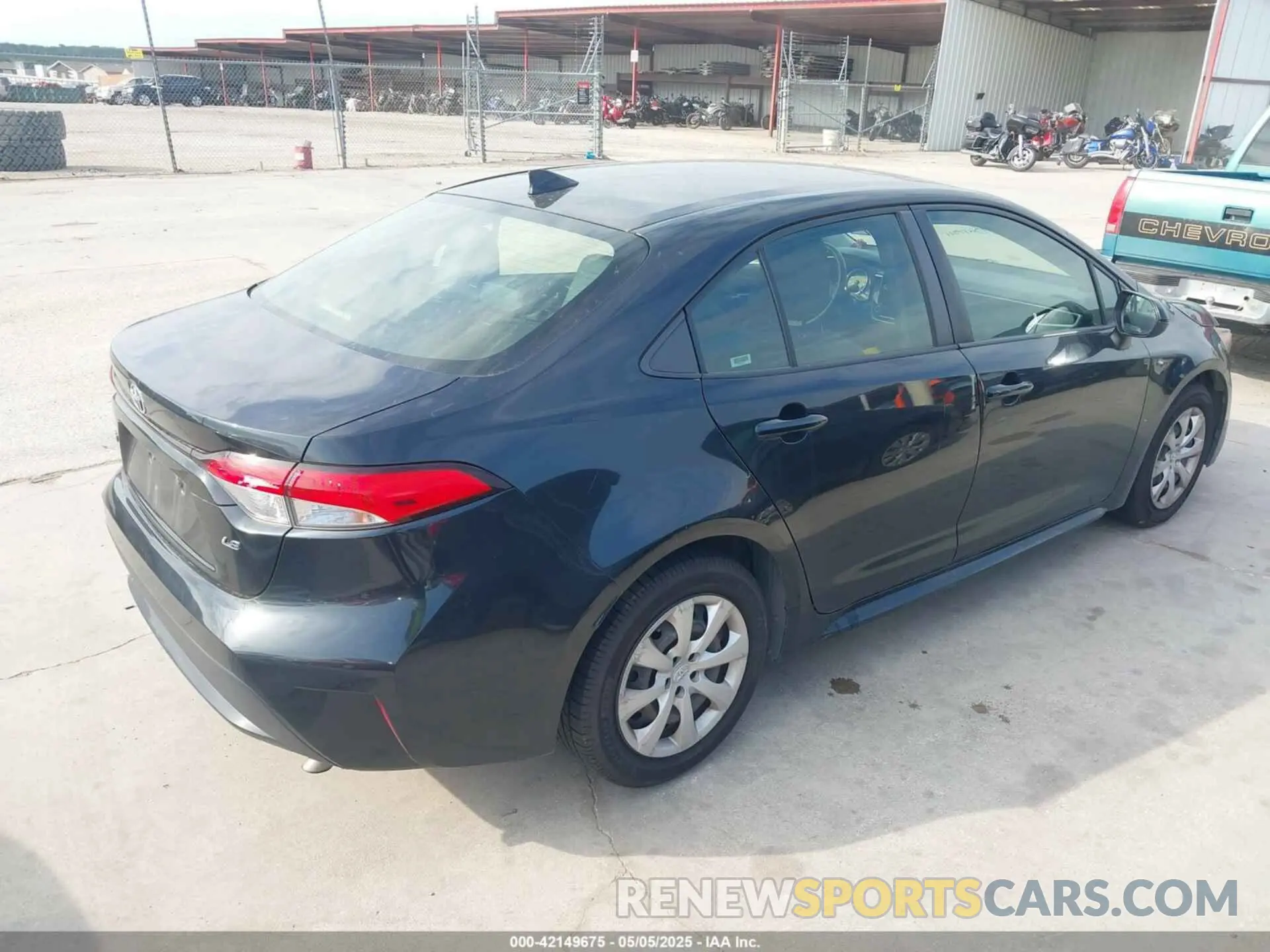 4 fotografías del automóvil dañado JTDEPRAE8LJ037666 TOYOTA COROLLA 2020