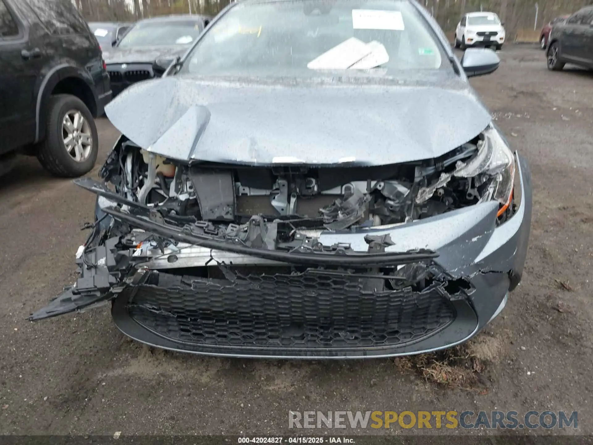 11 fotografías del automóvil dañado JTDEPRAE8LJ038364 TOYOTA COROLLA 2020