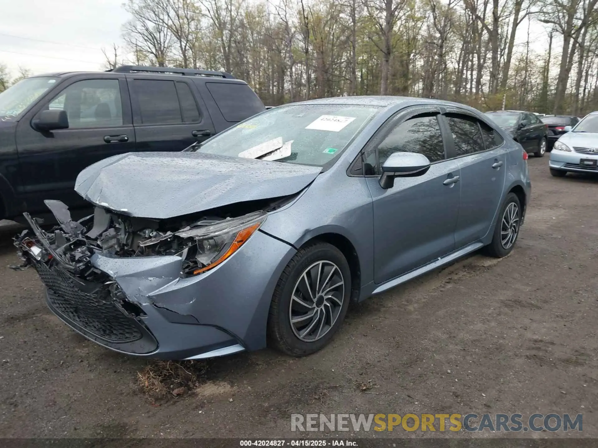 2 fotografías del automóvil dañado JTDEPRAE8LJ038364 TOYOTA COROLLA 2020