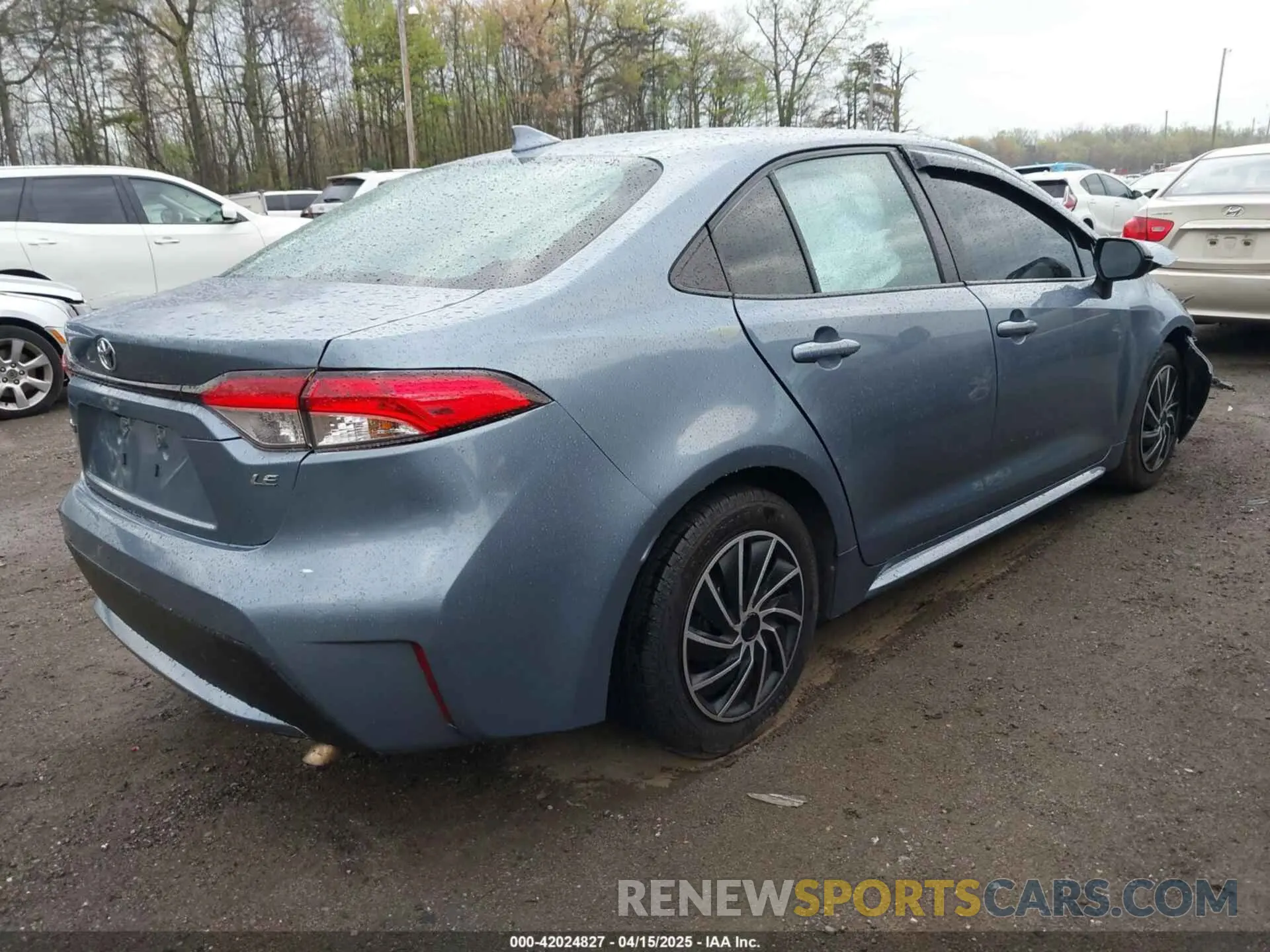 4 fotografías del automóvil dañado JTDEPRAE8LJ038364 TOYOTA COROLLA 2020