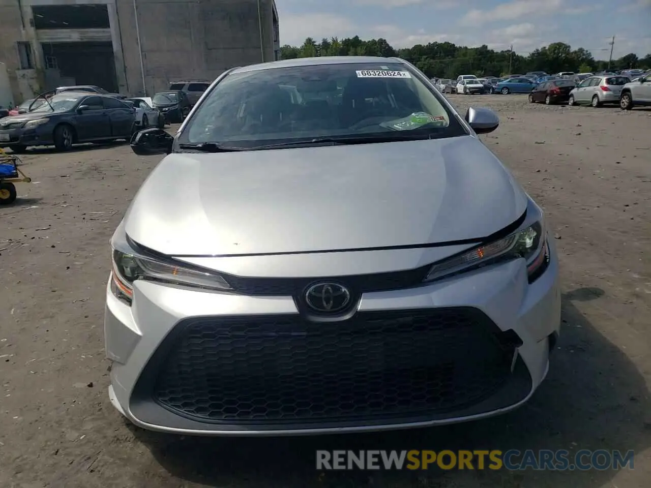 5 fotografías del automóvil dañado JTDEPRAE8LJ039420 TOYOTA COROLLA 2020