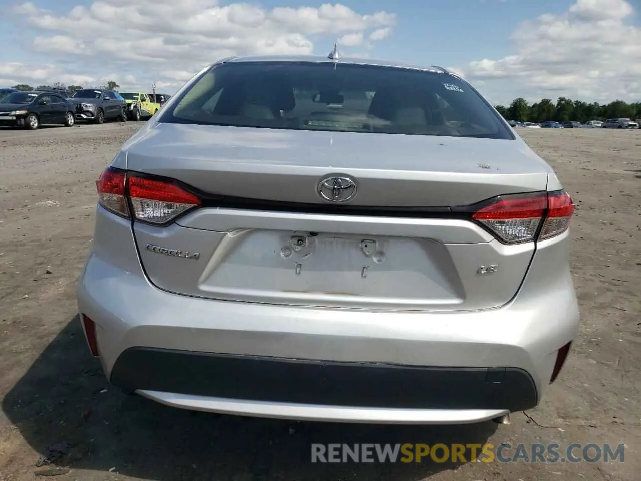 6 fotografías del automóvil dañado JTDEPRAE8LJ039420 TOYOTA COROLLA 2020