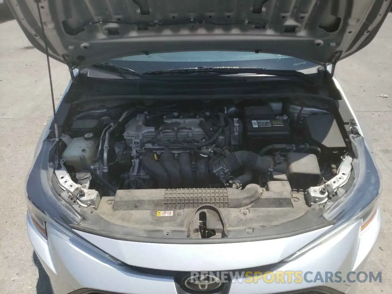 7 fotografías del automóvil dañado JTDEPRAE8LJ040518 TOYOTA COROLLA 2020