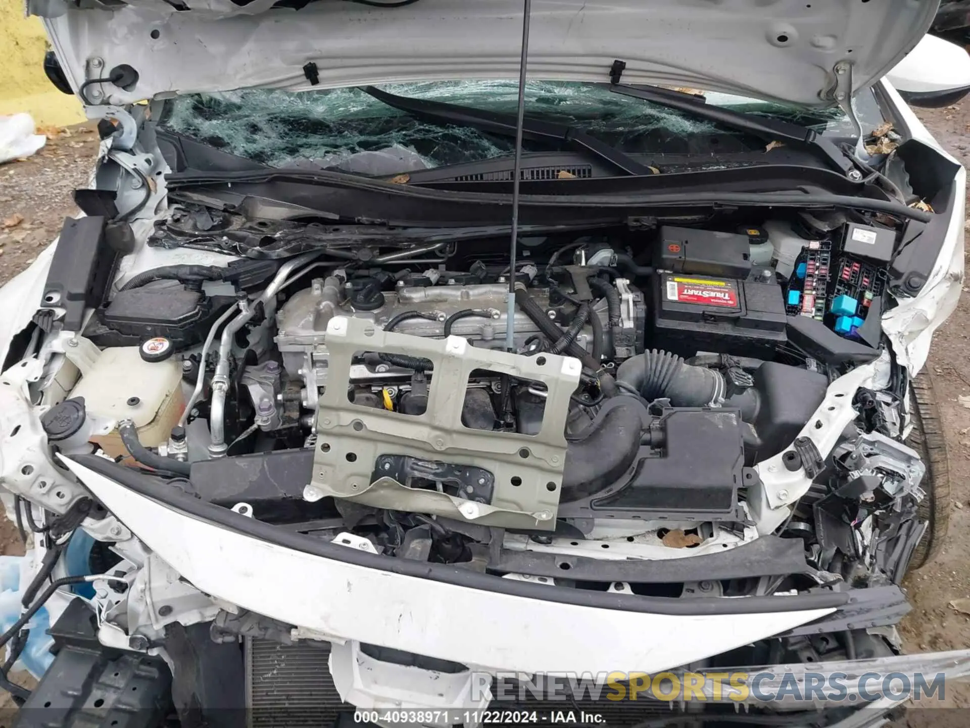 10 fotografías del automóvil dañado JTDEPRAE8LJ042205 TOYOTA COROLLA 2020