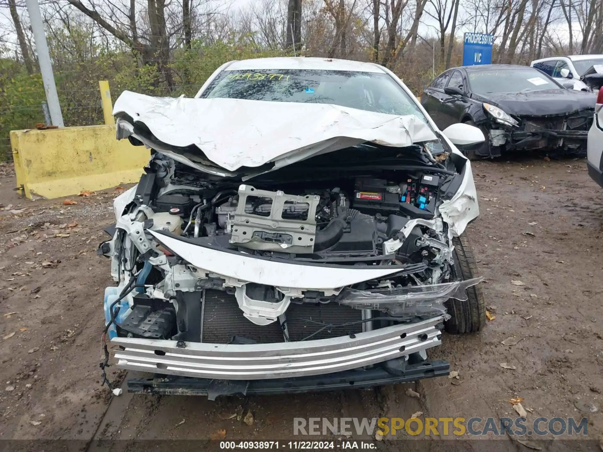 12 fotografías del automóvil dañado JTDEPRAE8LJ042205 TOYOTA COROLLA 2020