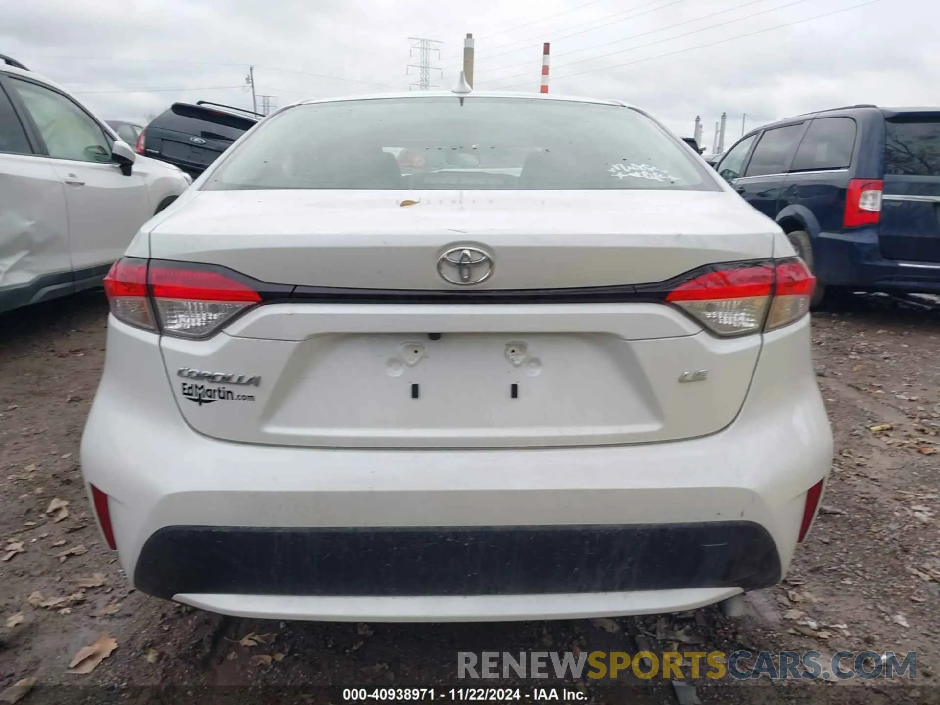 16 fotografías del automóvil dañado JTDEPRAE8LJ042205 TOYOTA COROLLA 2020