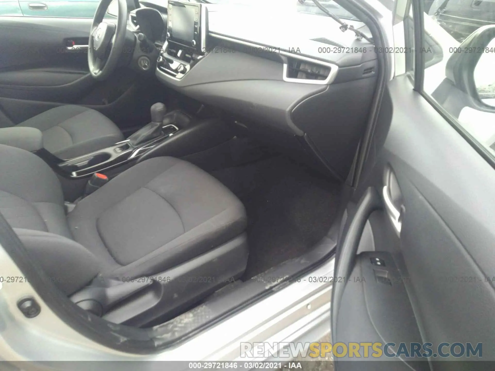 5 fotografías del automóvil dañado JTDEPRAE8LJ044407 TOYOTA COROLLA 2020