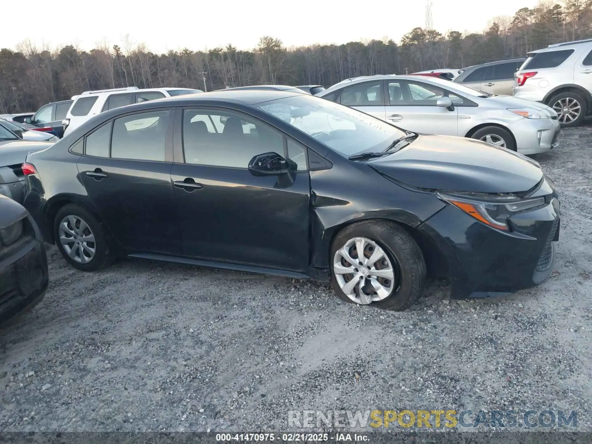 13 fotografías del automóvil dañado JTDEPRAE8LJ045301 TOYOTA COROLLA 2020
