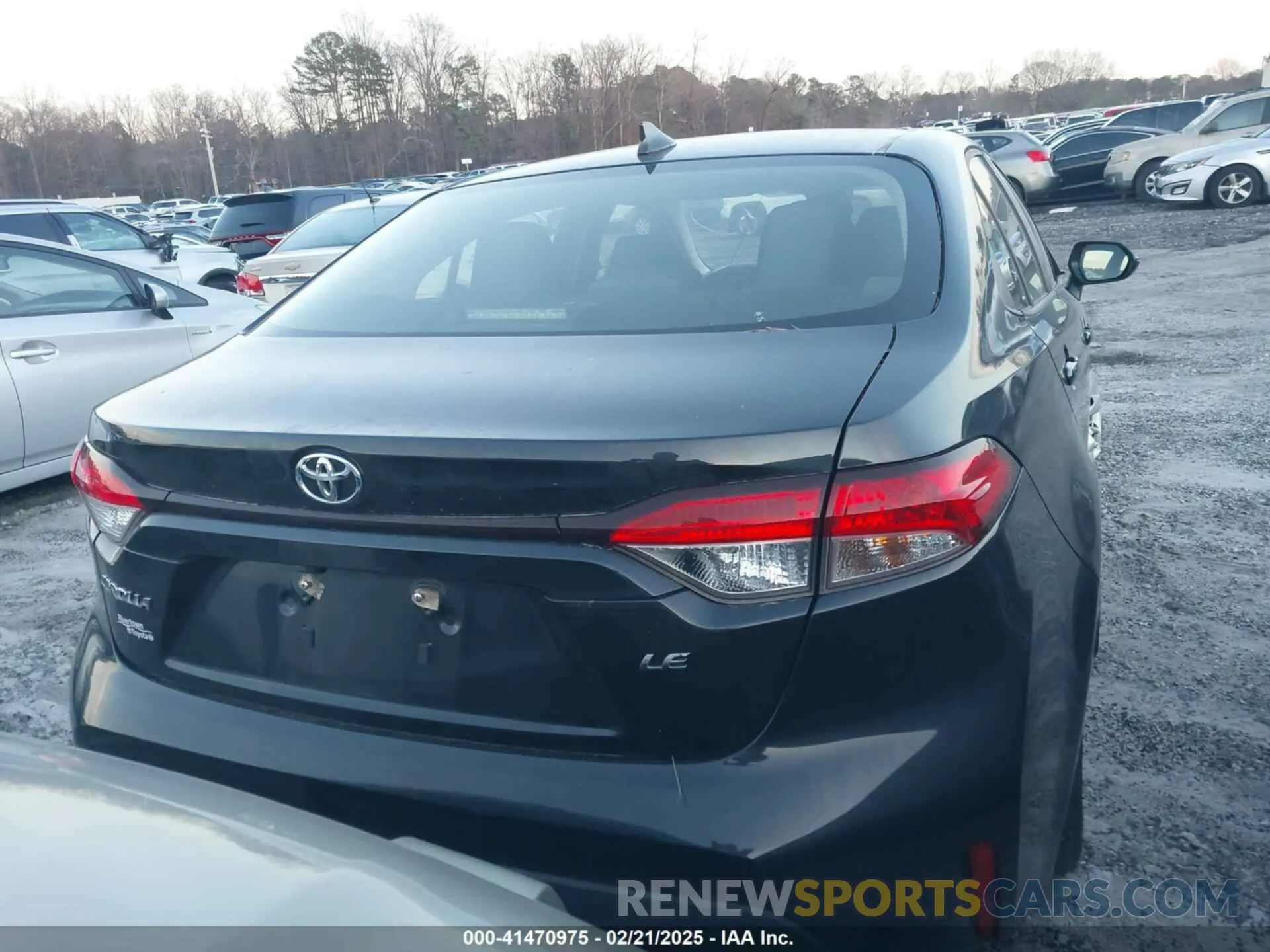 16 fotografías del automóvil dañado JTDEPRAE8LJ045301 TOYOTA COROLLA 2020