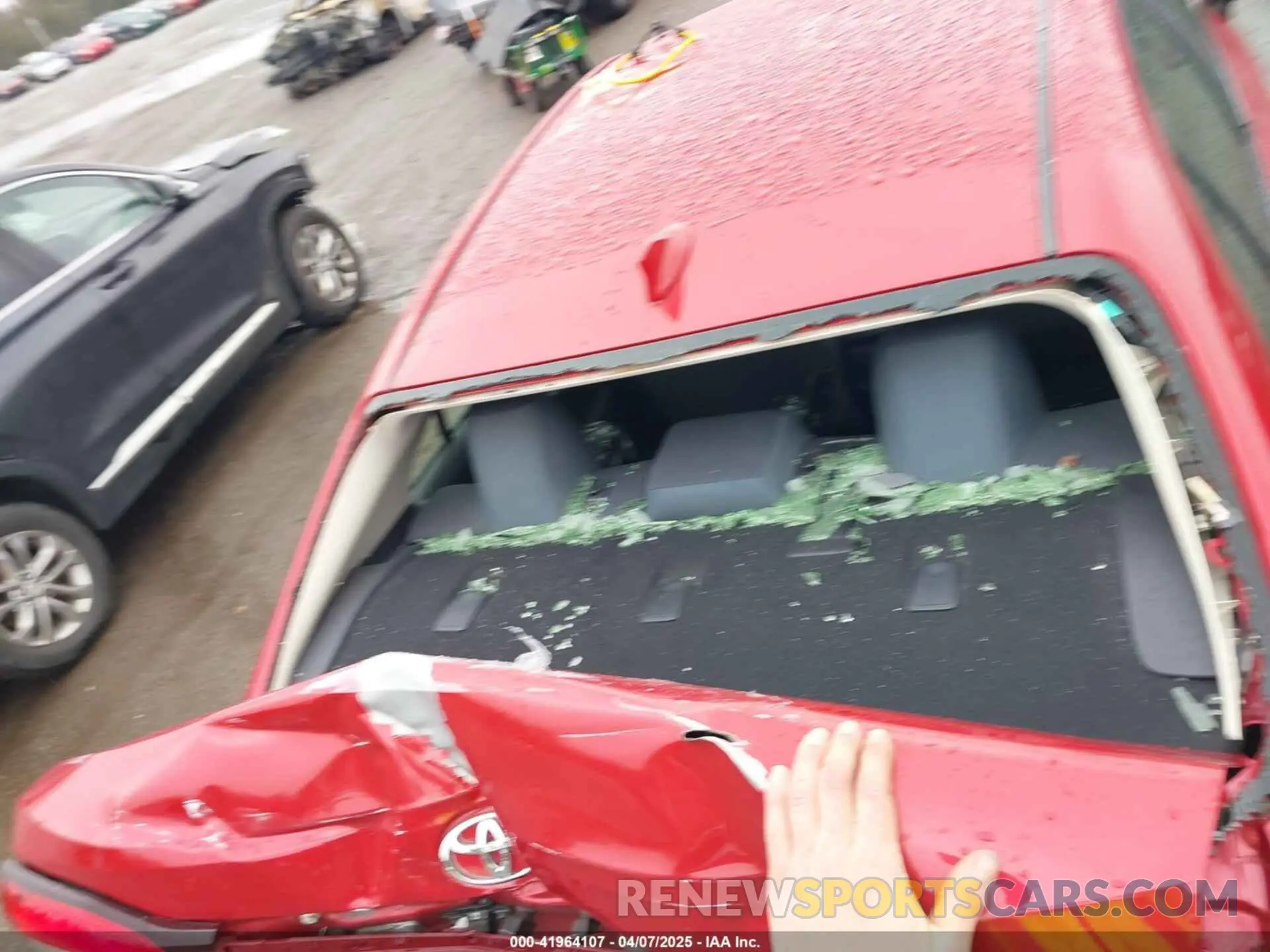 18 fotografías del automóvil dañado JTDEPRAE8LJ046223 TOYOTA COROLLA 2020