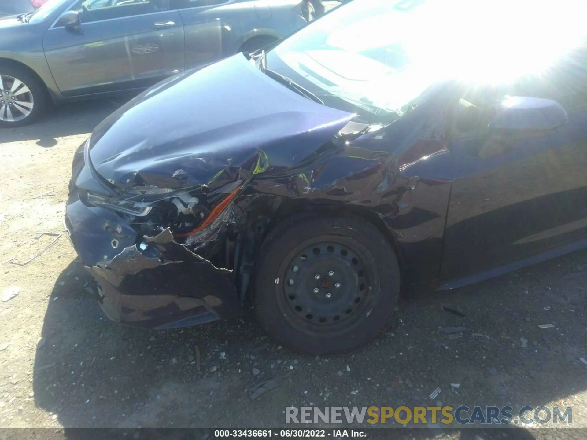 6 fotografías del automóvil dañado JTDEPRAE8LJ048411 TOYOTA COROLLA 2020